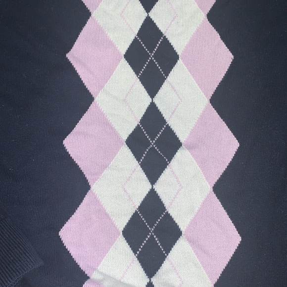 Tommy Hilfiger Argyle V-neck Sweater - Picture 3 of 3